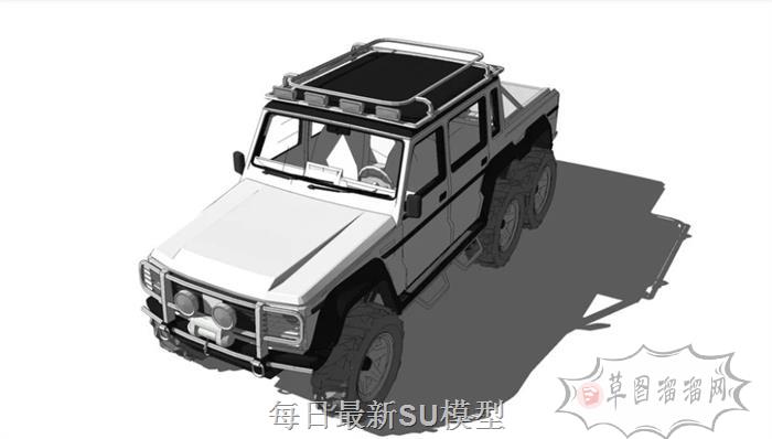JEEP越野车汽车SU模型分享作者是村口的大黄