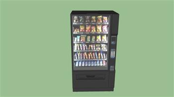 冰箱冰柜自动售货机SU模型