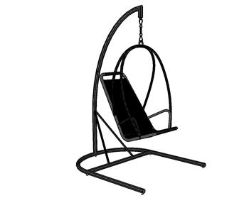 吊椅座椅SU模型
