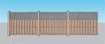 篱笆栅栏SU模型
