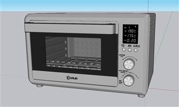 微波炉厨房厨具SU模型