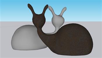 蜗牛工艺品SU模型