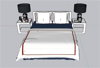 儿童床床铺SU模型