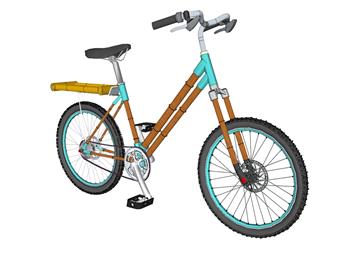 自行车单车SU模型