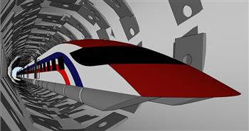 磁悬浮列车火车SU模型