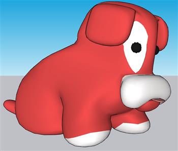 玩具狗SU模型