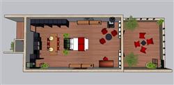 单身公寓住宅SU模型