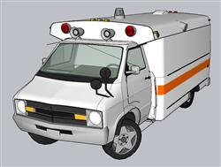 救护车汽车SU模型