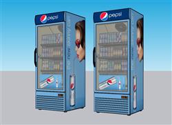 冰箱冰柜冷饮SU模型