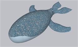 儿童玩具鲸鱼su模型(ID36742)