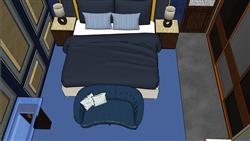 卧室床铺沙发SU模型