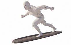 冲浪滑板男人SU模型