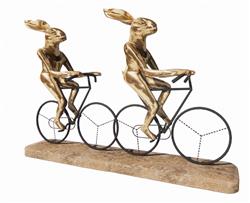 兔子骑单车工艺品SU模型