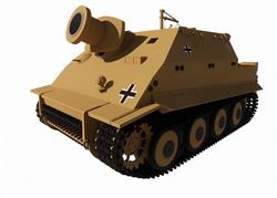 二战坦克武器SU模型