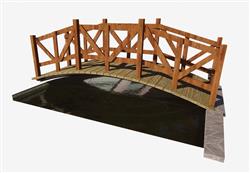 木桥拱桥SU模型