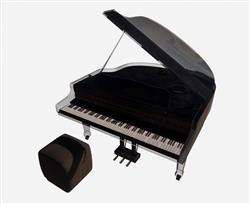 钢琴乐器SU模型