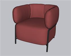 扶手椅SU模型