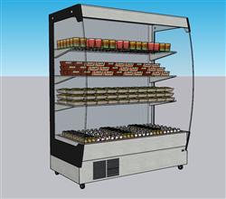 冰柜展示柜SU模型