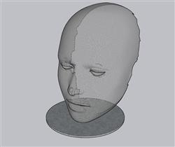 人脸雕塑工艺品SU模型