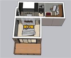 公寓室内设计草图模型(ID45011)