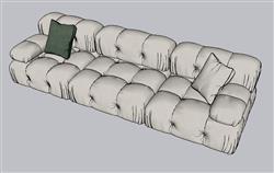 软包沙发SU模型