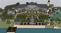 海湾酒店建筑草图模型(ID48063)