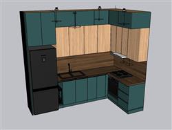 厨房橱柜设计草图模型(ID52161)