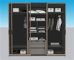 衣柜家具SU模型