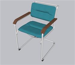 休闲椅扶手椅SU模型