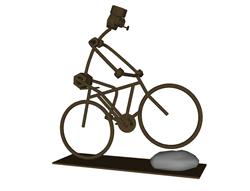 自行车工艺品SU模型