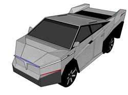 特斯拉汽车SU模型