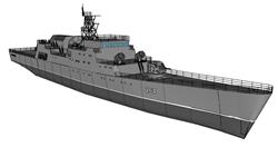 阿利伯克驱逐舰军舰SU模型