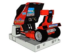 儿童电子室赛车SU模型