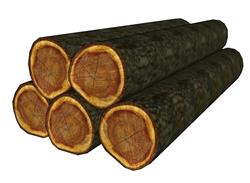 木头木材SU模型