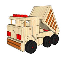 玩具积木积木车SU模型