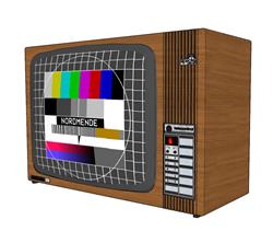 电视机SU模型