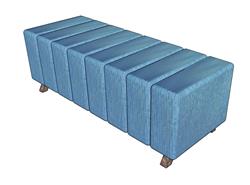 长方形沙发凳SU模型