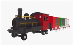 玩具火车SU模型