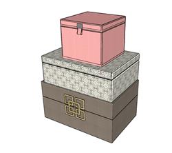 礼盒纸盒SU模型
