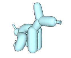 气球狗SU模型