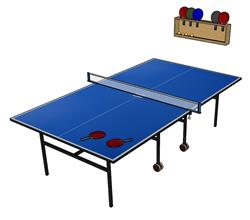 乒乓球乒乓球台球桌SU模型