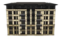 新古典住宅建筑SU模型