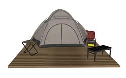 露营帐篷SU模型(ID94115)