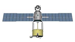 航天卫星SU模型