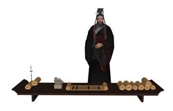 古代商朝皇帝SU模型