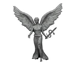 女天使雕塑免费su模型在线下载(ID95103)