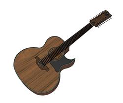 乐器吉他su模型网站(ID95385)