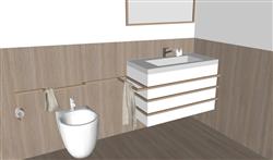 浴室柜su模型素材免费网站(ID95393)