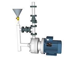 立式水泵SU模型