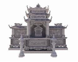 寺庙古建筑供桌SU模型